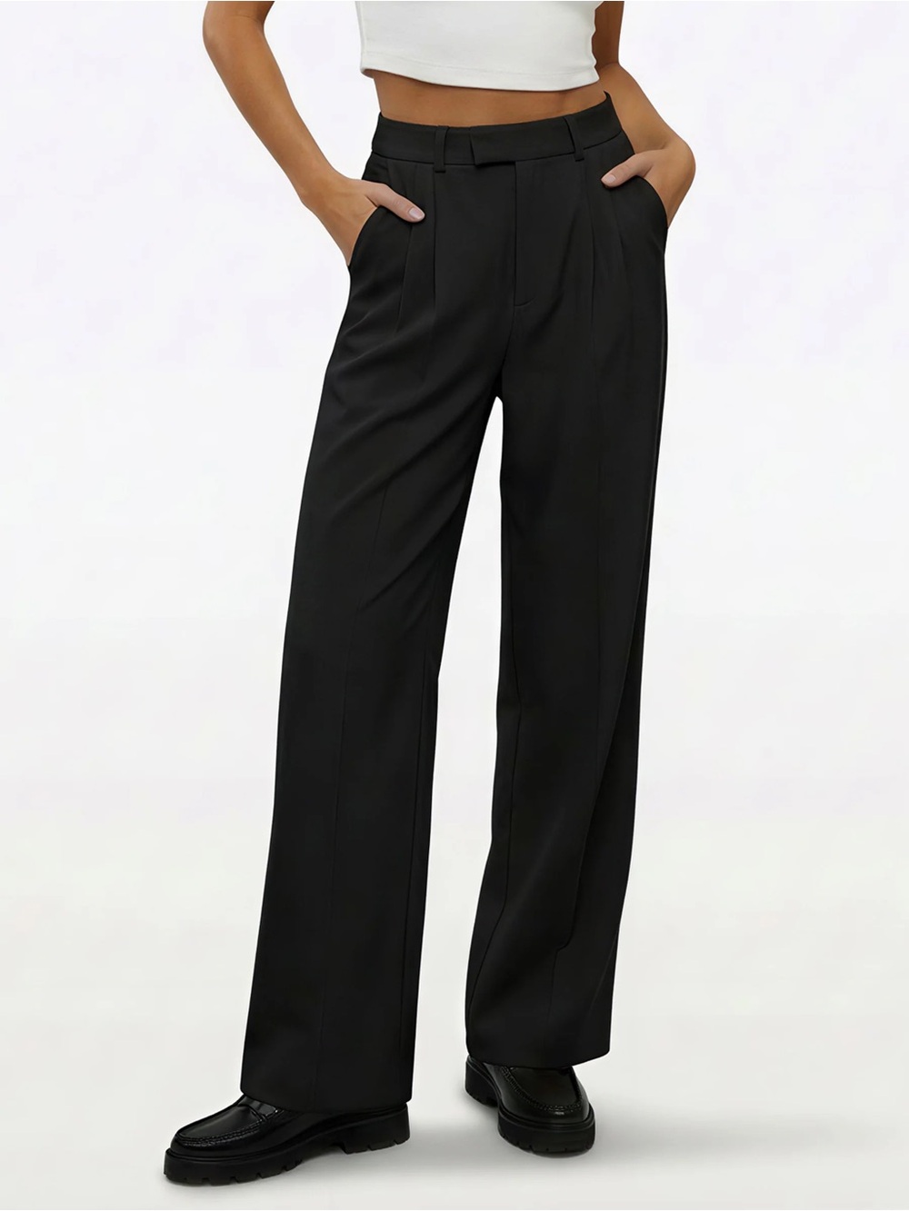 Cuts Clothing Black Essential Pant in Black, size XS SHORT